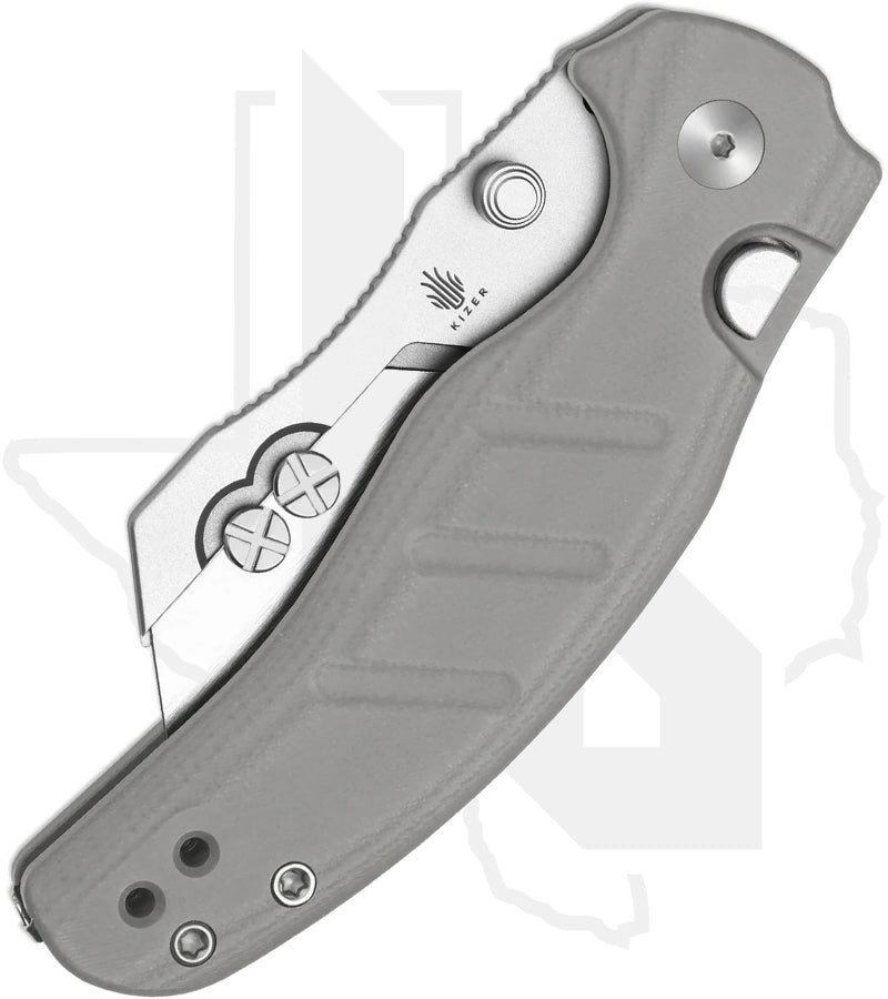 Kizer Sheepdog C01C Uti 1 V3488.29JSA1 - Gray G-10, Bead-Blasted