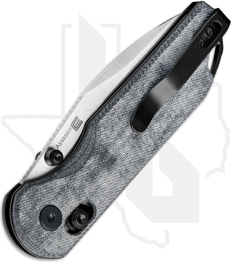 Kizer Assassin V3549A2 - Denim Micarta, Satin