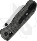 Kizer Drop Bear 2 V3619.2KS1 - Black Micarta, Satin