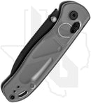 Kizer Drop Bear V3619A9 - Clear Acrylic, Black PVD