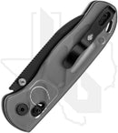 Kizer Drop Bear V3619A9 - Clear Acrylic, Black PVD