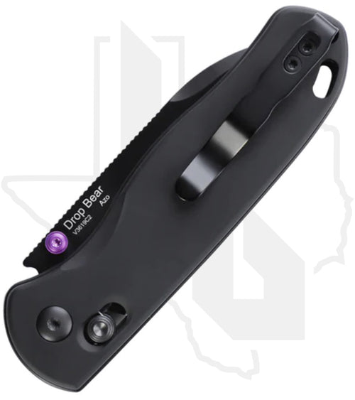 Kizer Drop Bear V3619C2 - Black Aluminum, Black
