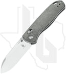 Kizer Drop Bear V3619C3 - Black Micarta, Stonewashed