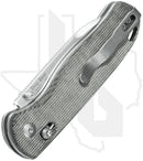 Kizer Drop Bear V3619C3 - Black Micarta, Stonewashed