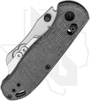 Kizer Uti Bear 1 V3619JA3 - Black Micarta, Bead-Blasted