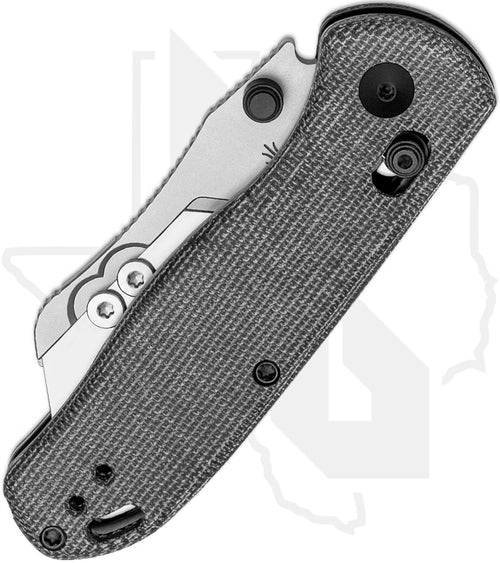 Kizer Uti Bear 1 V3619JA3 - Black Micarta, Bead-Blasted