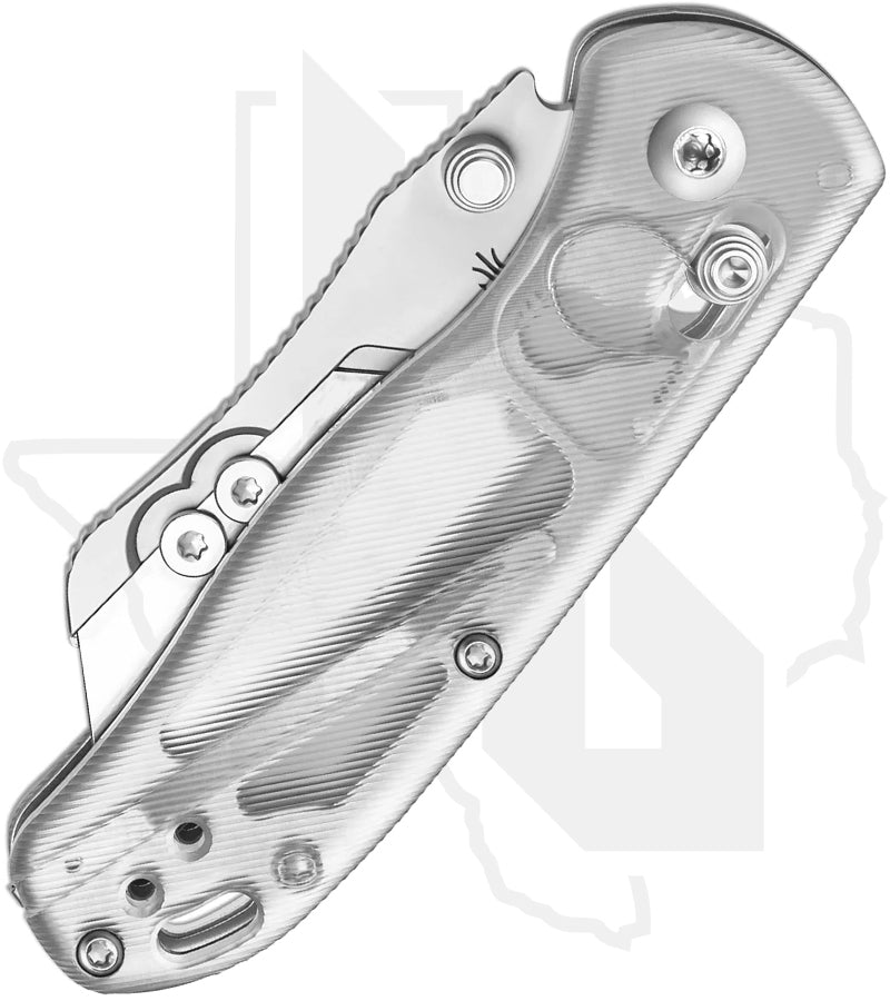 Kizer Uti Bear 1 V3619JA5 - Clear Acrylic, Bead-Blasted