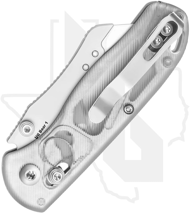 Kizer Uti Bear 1 V3619JA5 - Clear Acrylic, Bead-Blasted