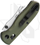 Kizer Uti Bear 2 V3619JA6 - Olive Green G-10, Bead-Blasted