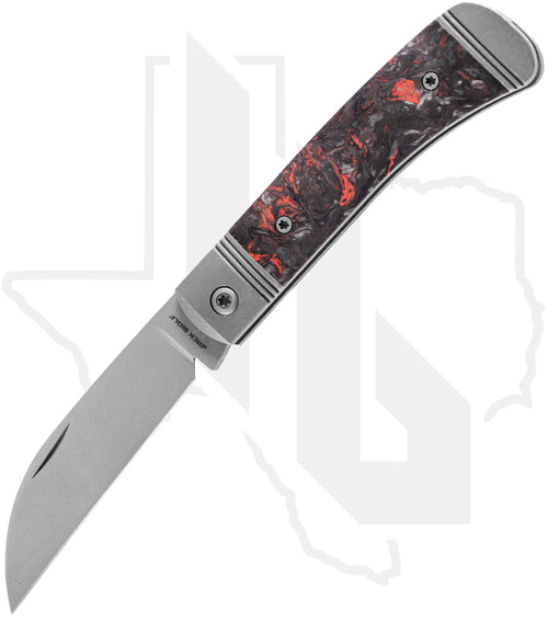Jack Wolf Knives Venom Jack VENOM-02-FC-DM-RED - Dark Matter Red Fat Carbon