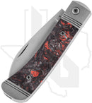 Jack Wolf Knives Venom Jack VENOM-02-FC-DM-RED - Dark Matter Red Fat Carbon