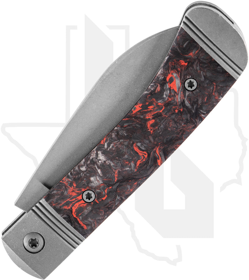 Jack Wolf Knives Venom Jack VENOM-02-FC-DM-RED - Dark Matter Red Fat Carbon