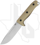 Reiff Knives Vicon VN119ODGBLKA - Clip Point, Stonewashed, OD Green G-10