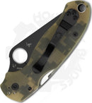 Spyderco Para 3 C223GPCMOBK - Black, Camo G-10