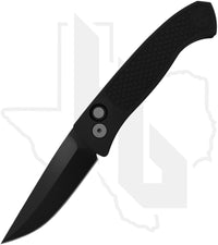 Pro-Tech Brend Classic WB1106 - Black Diamond Textured Aluminum, DLC