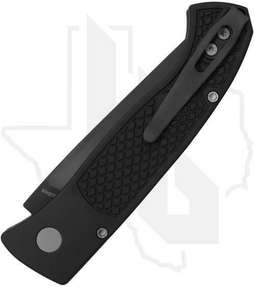 Pro-Tech Brend Classic WB1106 - Black Diamond Textured Aluminum, DLC