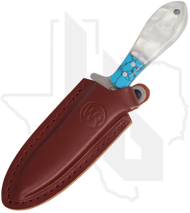 Whiskey Bent Vaquero Dagger WB73-79 - Pearl Agate Acrylic