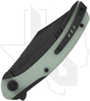 WE Snick WE19022F-4 - Black Titanium, Natural G-10, Black Stonewashed