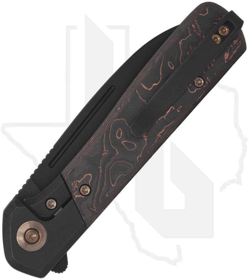 WE Soothsayer WE20050-2 - Titanium, Copper Foil Carbon Fiber Inlay, Black
