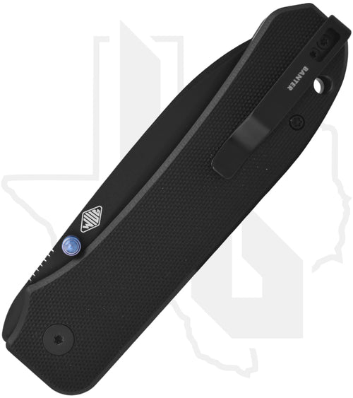 WE Big Banter WE21045-1 - Black G-10, Black Stonewashed