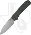 WE Big Banter WE21045-2 - Green Canvas Micarta, Stonewashed