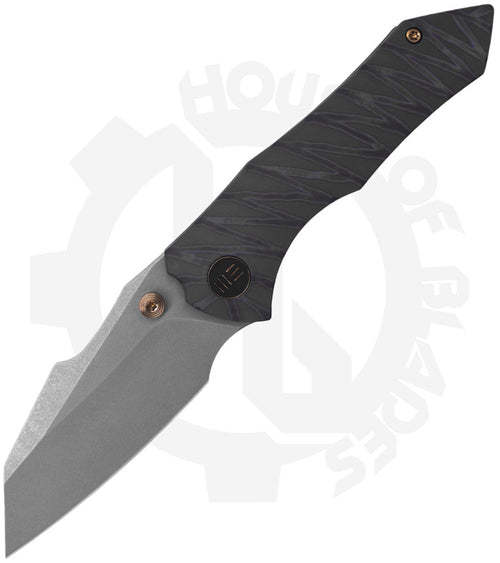 WE High-Fin WE22005-4 - Tiger Stripe Pattern Flamed Titanium