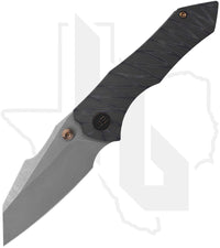 WE High-Fin WE22005-4 - Tiger Stripe Pattern Flamed Titanium, Stonewashed