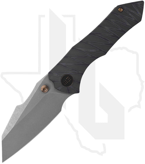 WE High-Fin WE22005-4 - Tiger Stripe Pattern Flamed Titanium, Stonewashed