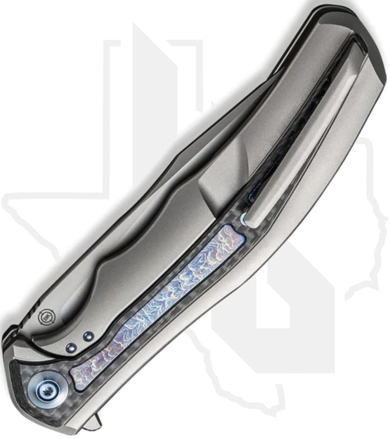 WE Zonda WE22016-2 – Bead Blasted, Flamed Titanium, Carbon Fiber, Bead Blasted