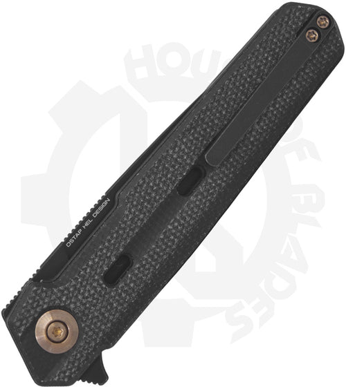 WE Navo WE22026-1 - Black Canvas Micarta, Titanium