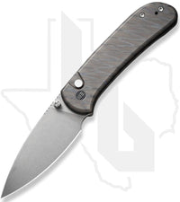 WE Qubit WE22030F-4 - Tiger Stripe Pattern Flamed Titanium, Stonewashed
