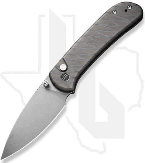 WE Qubit WE22030F-4 - Tiger Stripe Pattern Flamed Titanium, Stonewashed