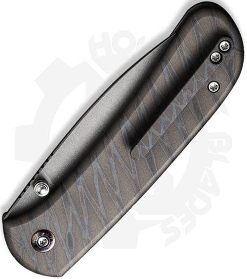 WE Qubit WE22030F-4 - Tiger Stripe Pattern, Flamed, Titanium