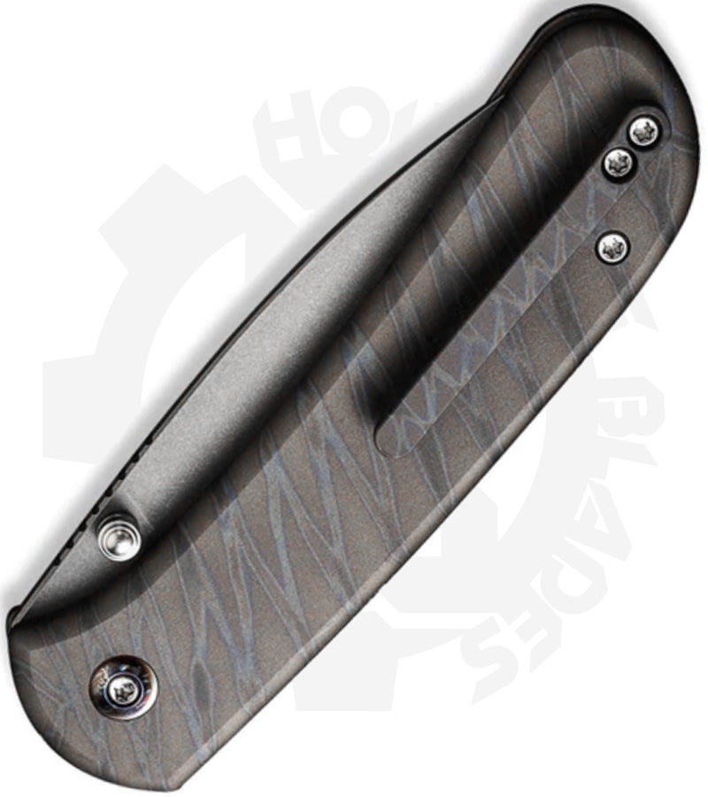 WE Qubit WE22030F-4 - Tiger Stripe Pattern, Flamed, Titanium