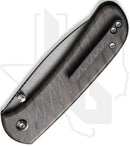 WE Qubit WE22030F-4 - Tiger Stripe Pattern Flamed Titanium, Stonewashed