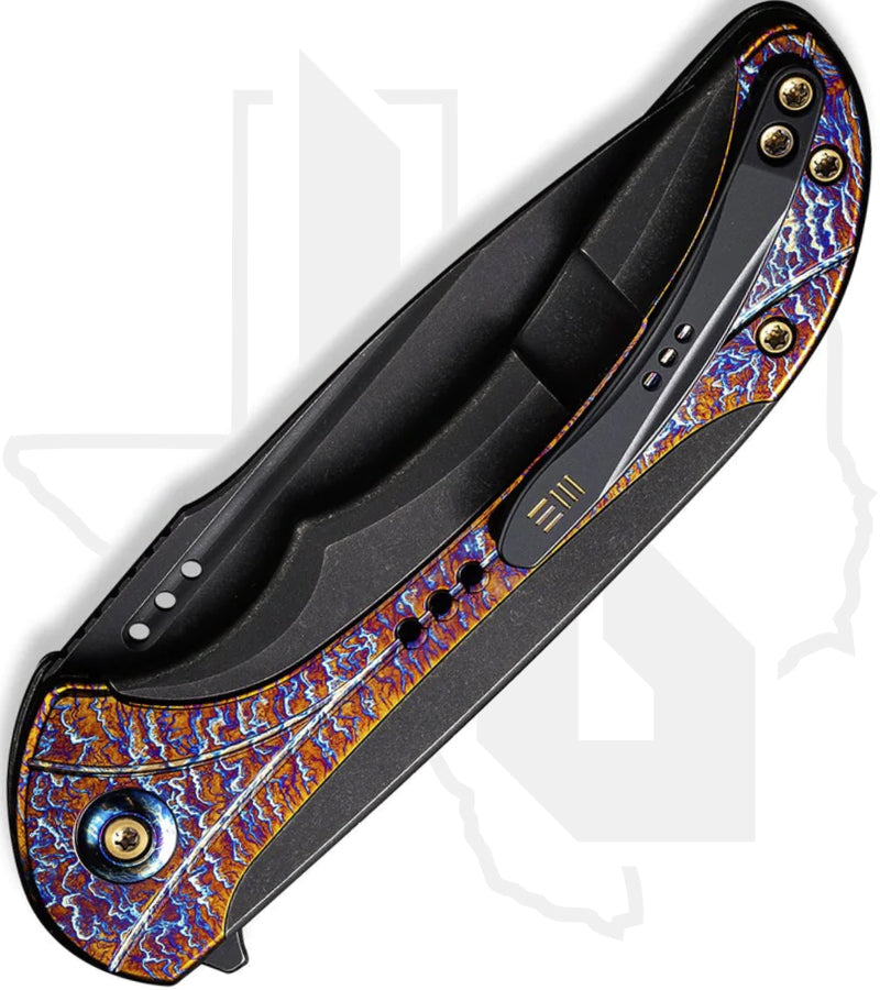 WE Equivik WE23020-2 - Black/Flamed Titanium, Black Stonewashed