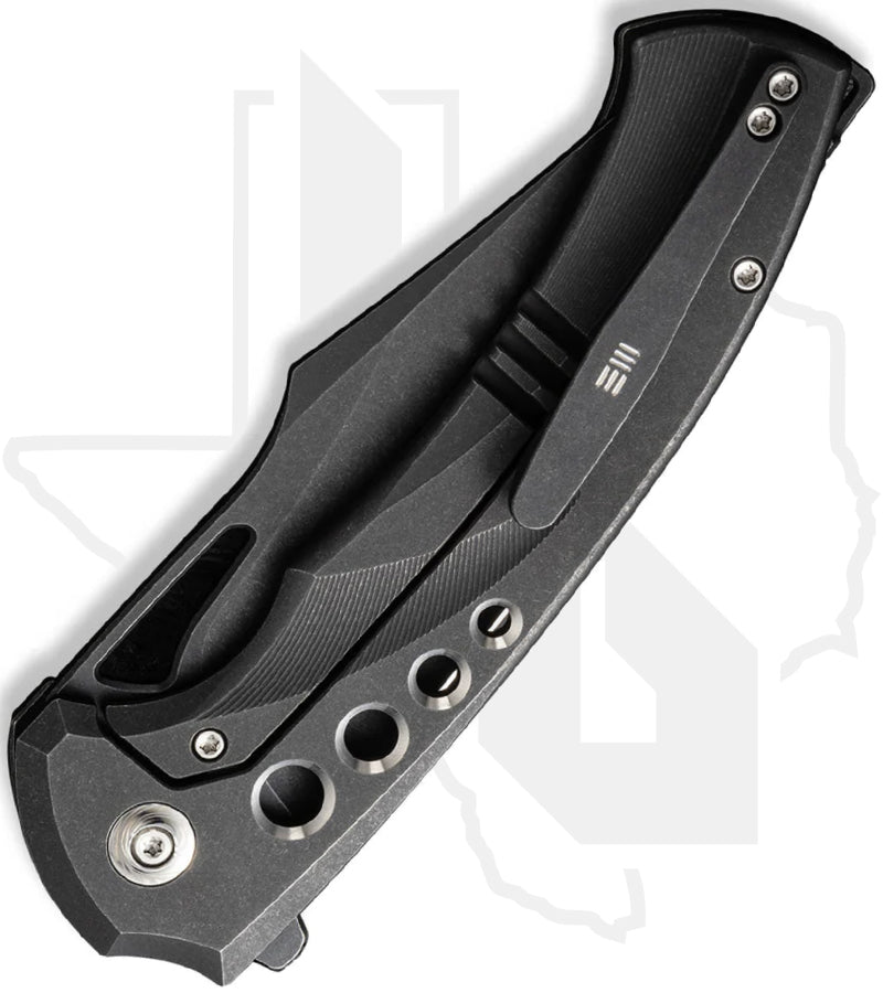 WE Swiftfin WE23051-1 - Black Titanium with Holes, Stonewashed