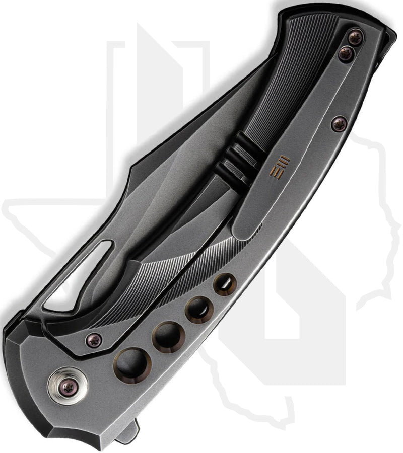 WE Swiftfin WE23051-3 - Polished Gray Titanium with Holes, Polished