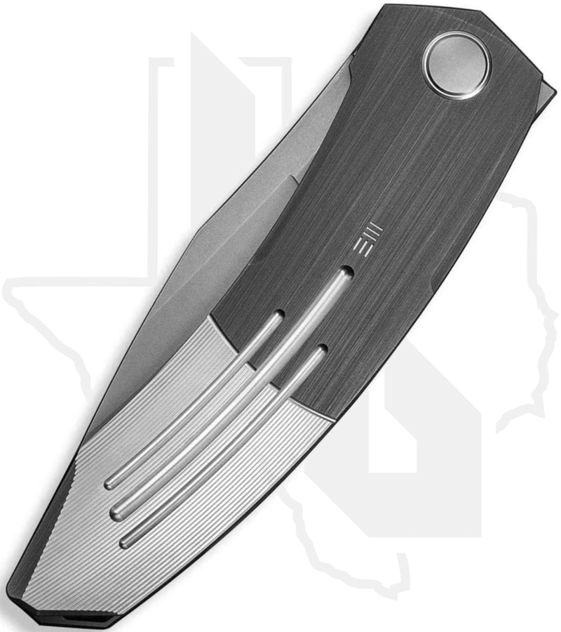 WE Sine Wave WE23069B-2 - Gray Hand Rubbed & Satin Titanium