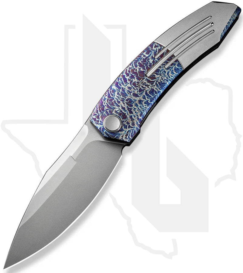 WE Sine Wave WE23069B-4 - Flamed Titanium, Polished Handle