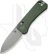 WE Banter 2 WE23075-3 - Green Canvas Micarta