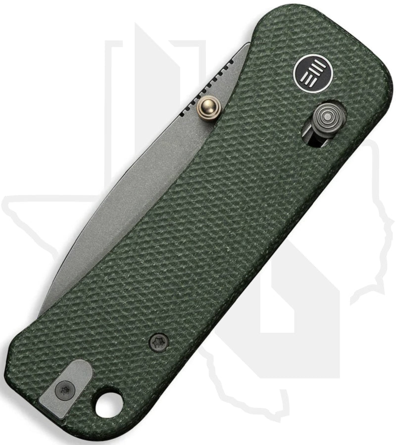 WE Banter 2 WE23075-3 - Green Canvas Micarta