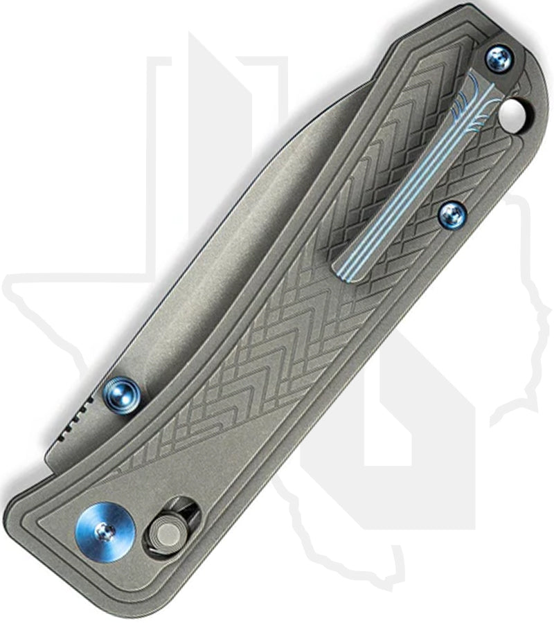 WE Bougie Banter WE24009-2 - Upscale Art Deco Style, Grey Titanium, Stonewashed