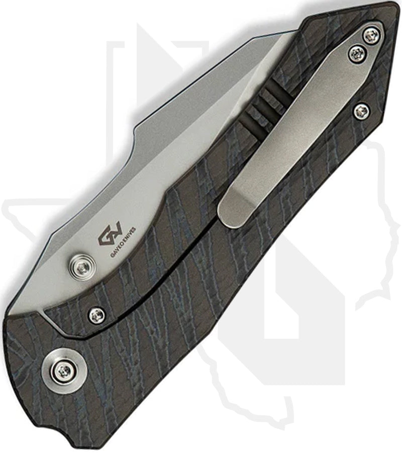 WE High-Fin XL WE24010-4 - Diamond and Tiger Stripe Flamed Titanium