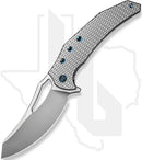 WE Epaulette WE24024-3 - Diamond Milled Titanium, Bead Blasted