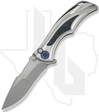WE Tighe Down WE24054-1 - Titanium, Black/Blue Carbon Fiber, Stonewashed