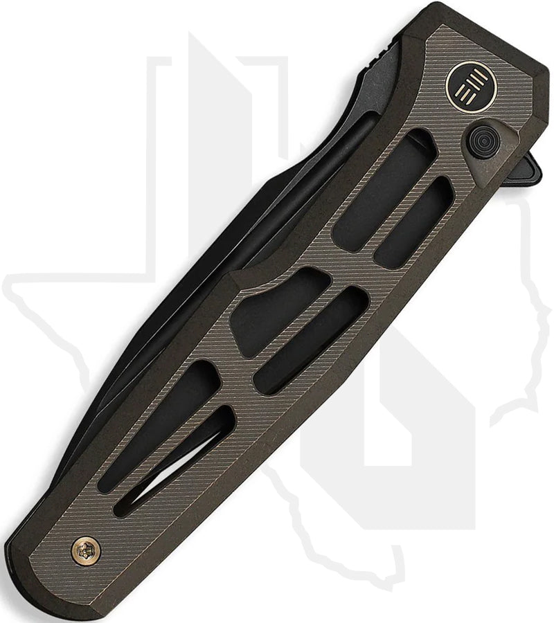 WE Dressytak WE25059B-1 - Skeletonized Bronze Titanium, Black Stonewashed