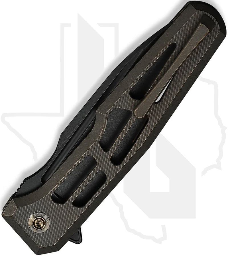 WE Dressytak WE25059B-1 - Skeletonized Bronze Titanium, Black Stonewashed