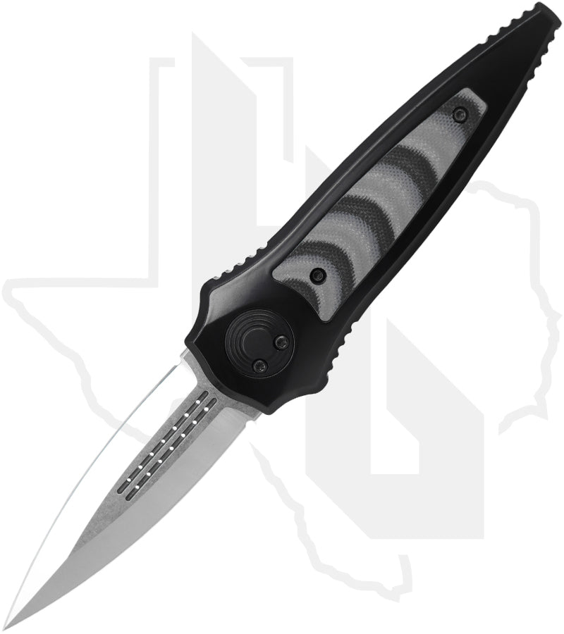 Paragon Warlock Apparition WL-TSM-B-IN-DO-S - Black Aluminum, Frost G-10 Inlays, Satin