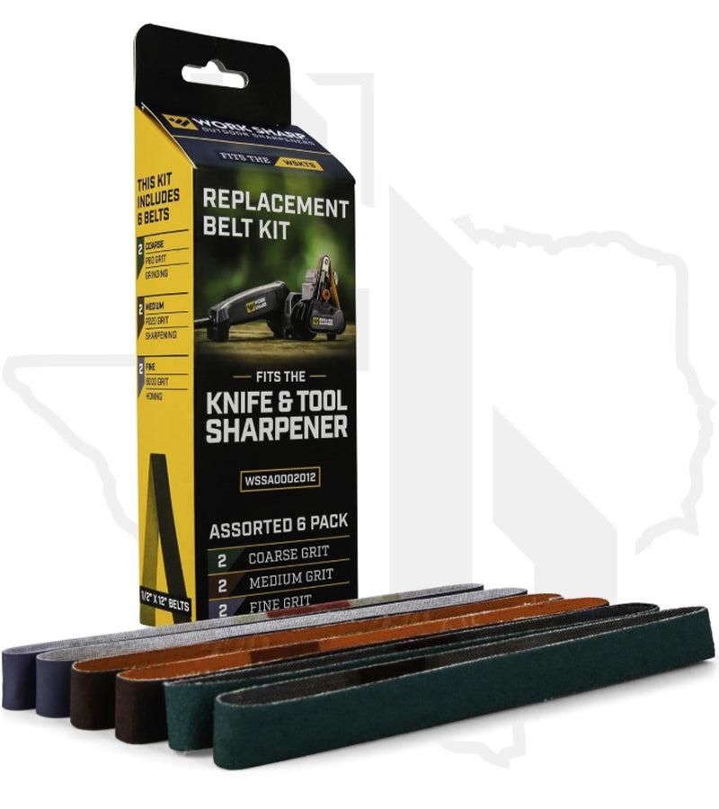 Work Sharp Standard Belt Replacement Kit for the Knife & Tool Sharpener Mk2 WSSA0002012